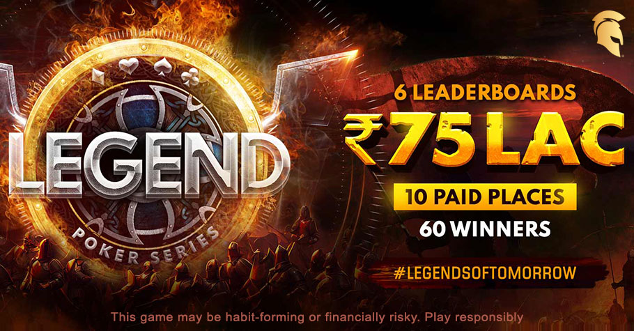 Legend Poker Series: Six Leaderboards Worth ₹75 Lakh