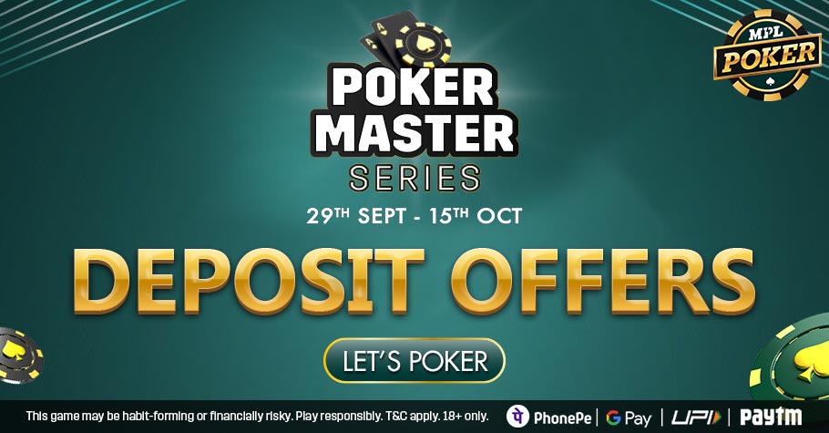 Win FREE Tickets to MPL’s Poker Master Series!