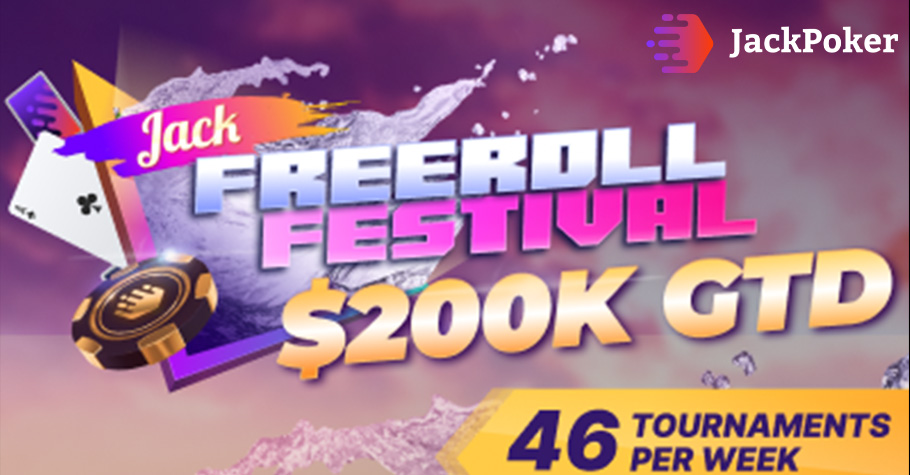 Introducing JackPoker: Play in Monthly Freerolls Worth $200K!