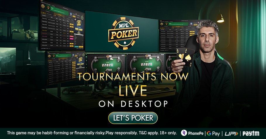 Tournaments Now LIVE on The MPL Poker Desktop App, Get in on the Action!
