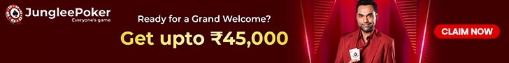 JungleePoker ₹45,000 Welcome Bonus
