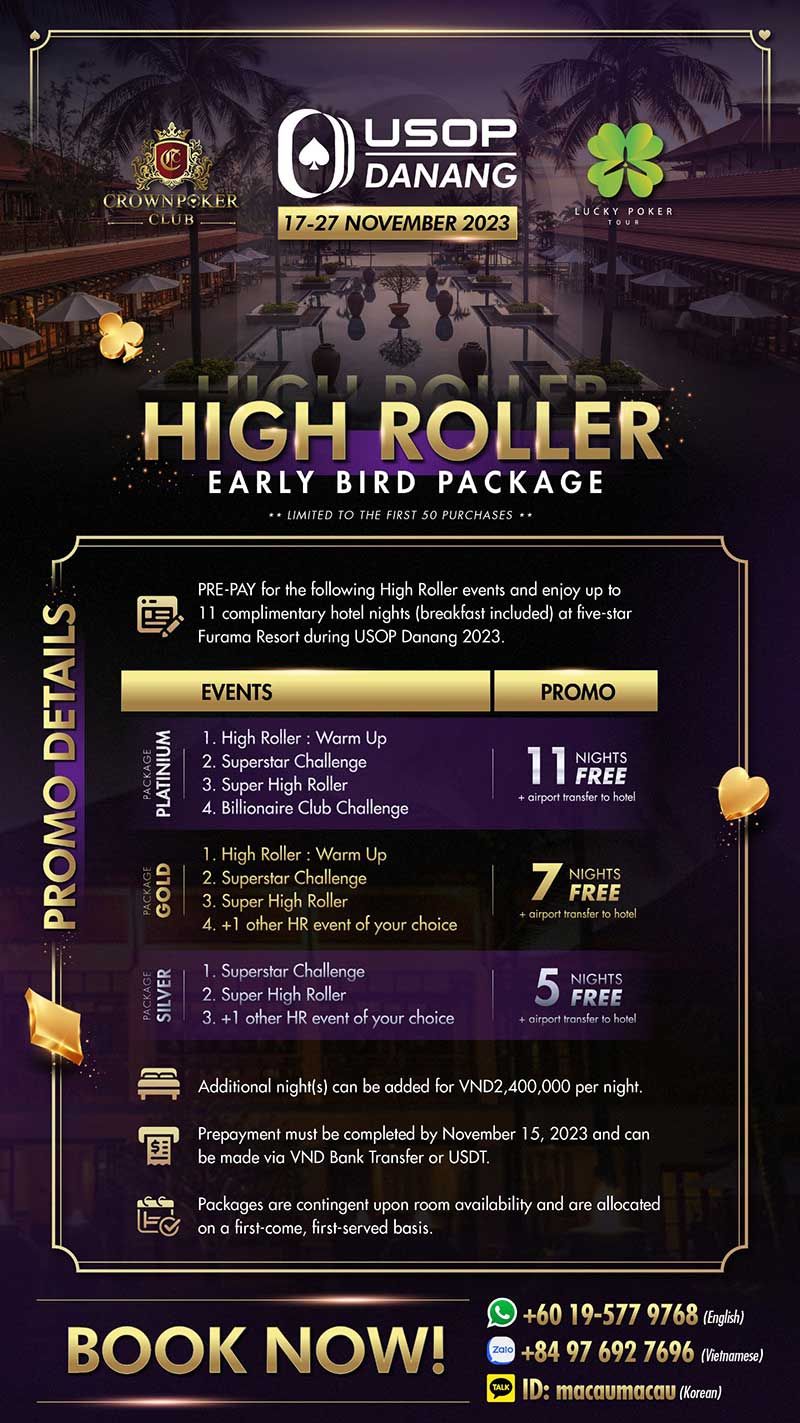 USOP Da Nang High Roller Offers