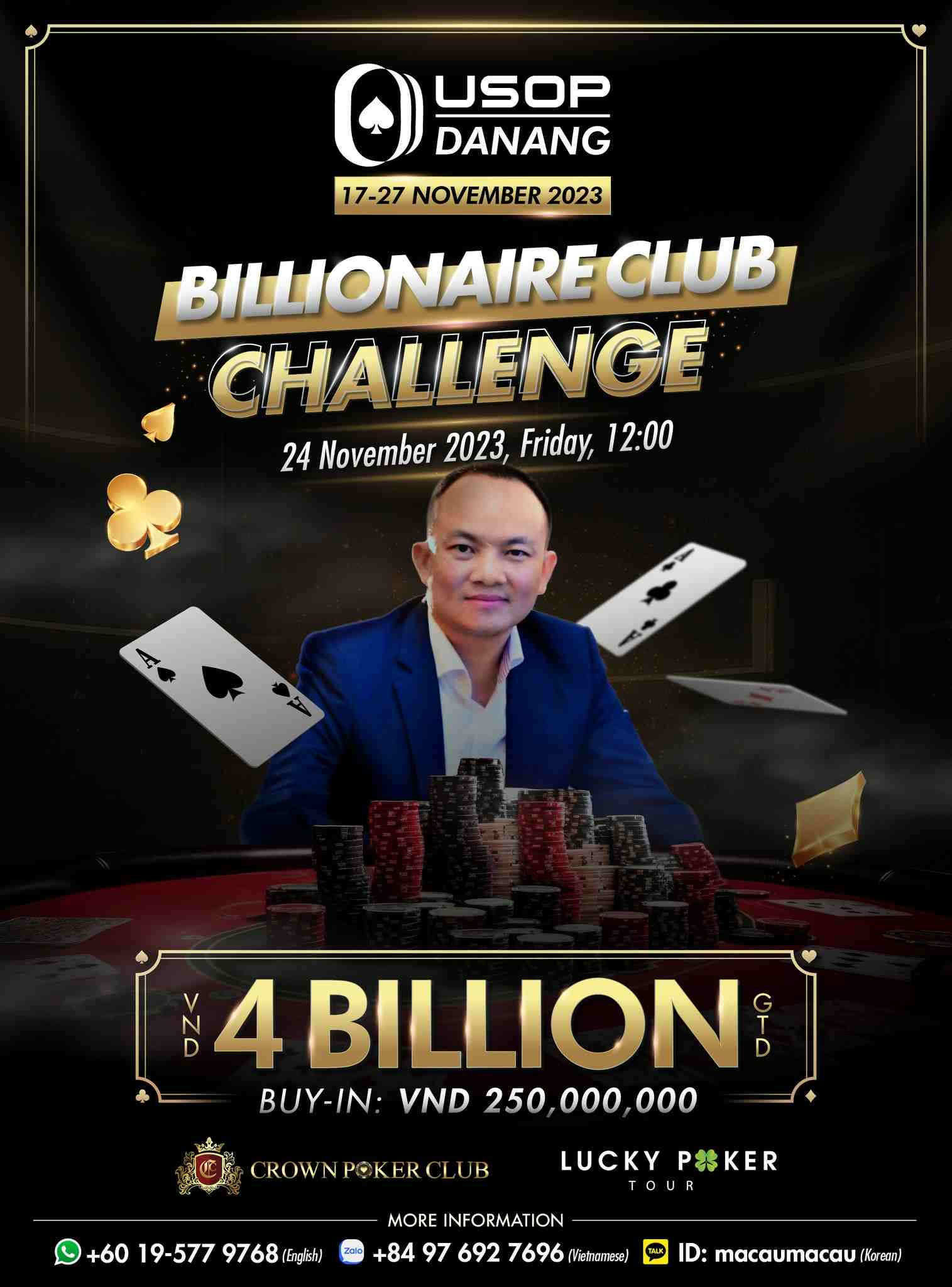 Billionaire Club Challenge