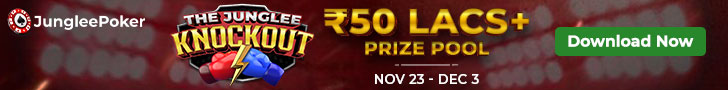 Junglee Poker - The Junglee Knockout Series - ₹50+ Lakh GTD