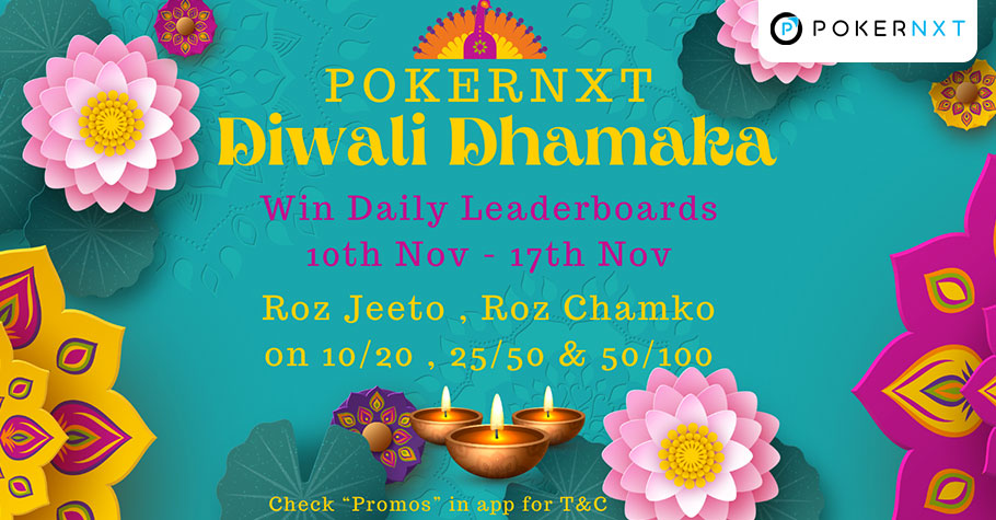 PokerNXT's Diwali Dhamaka: Unveiling Daily Leaderboards and More!