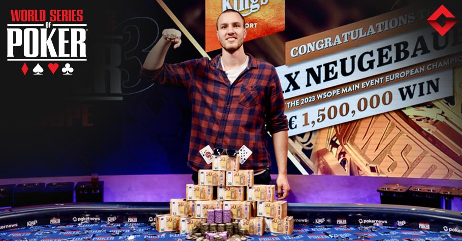 Basketball Pro Max Neugebauer Ships WSOP Europe 2023 ME