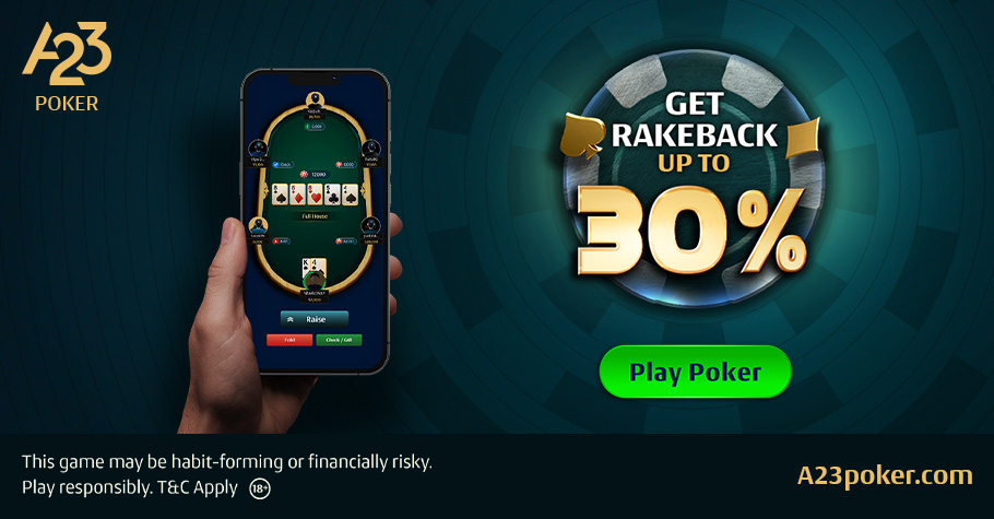 A23 Poker's Rakeback Offerings: A Rewarding Online Poker Experience