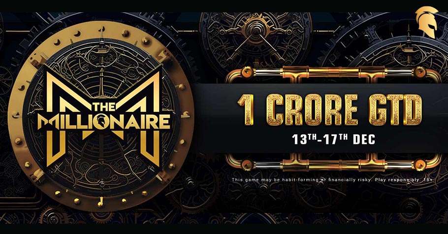 Spartan Poker’s The Millionaire Returns With ₹1 Crore GTD