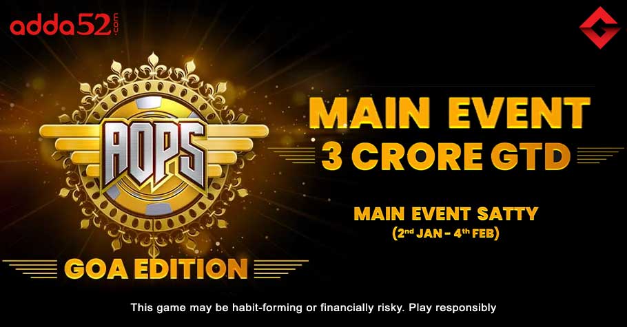 AOPS 2024 ₹3 Crore GTD Main Event: A Glimpse Into The Schedule and Satellites