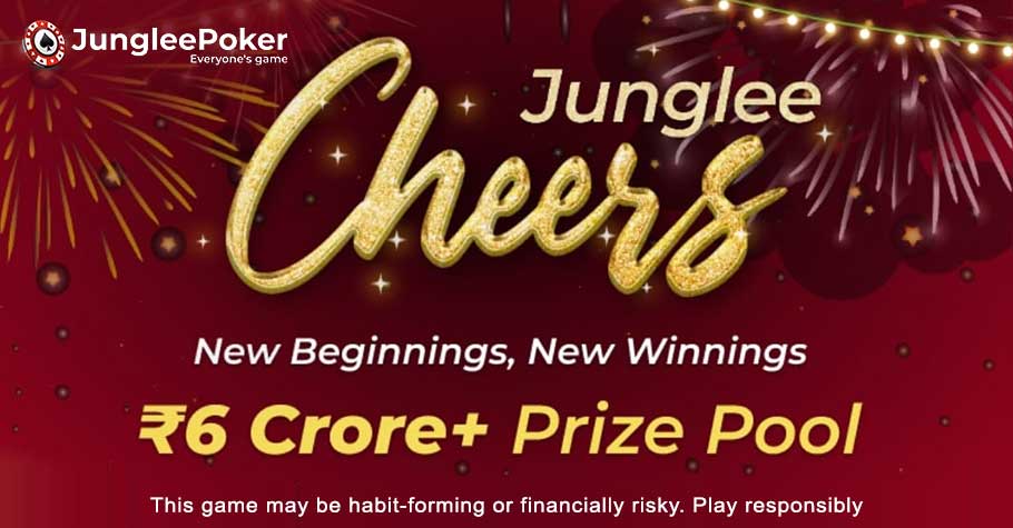 Junglee Cheers 2024: Win Over ₹6 Crore In Prizes With Junglee Poker's New Year Promotion