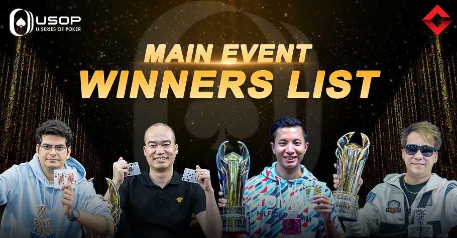U Series Of Poker Main Event Winners List