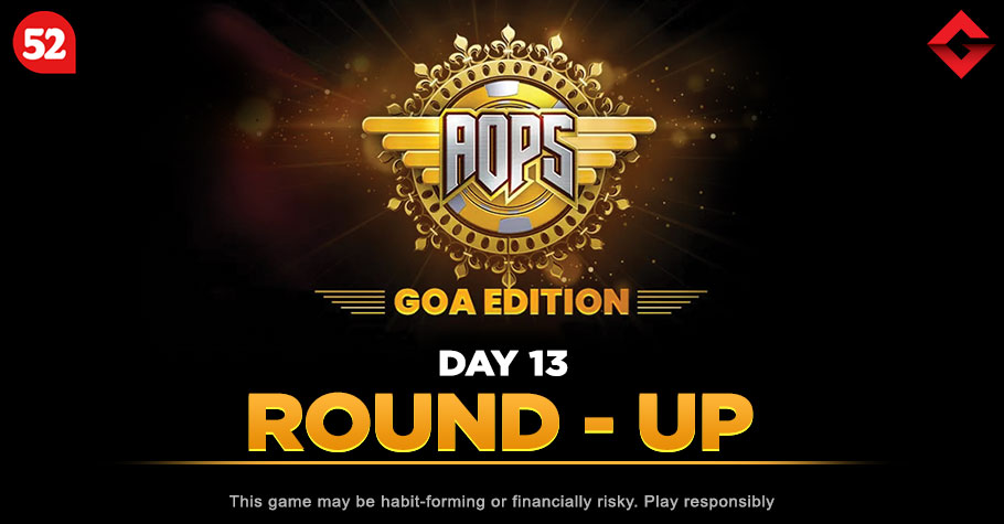 AOPS Round Up Day 13: Vishal Ojha Ships Thursday Feature
