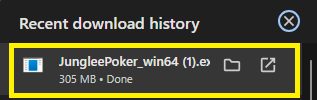 How to download the Junglee Poker Desktop App