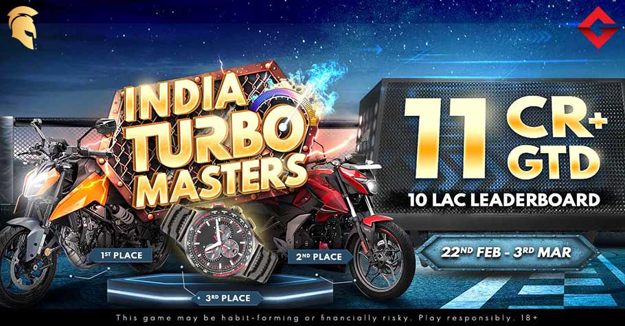 Spartan Poker India Turbo Masters: ₹11 Crore GTD Series