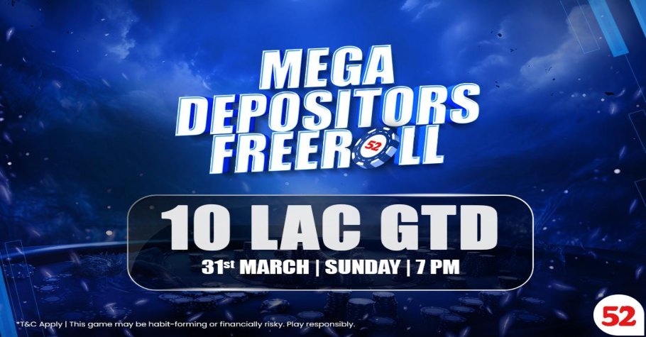Spring Into Action: ₹10 Lakh Adda52 Mega Depositors Freeroll is Here!