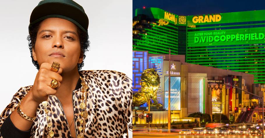 Grammy Winner Bruno Mars Owes MGM Grand $50 Mn?
