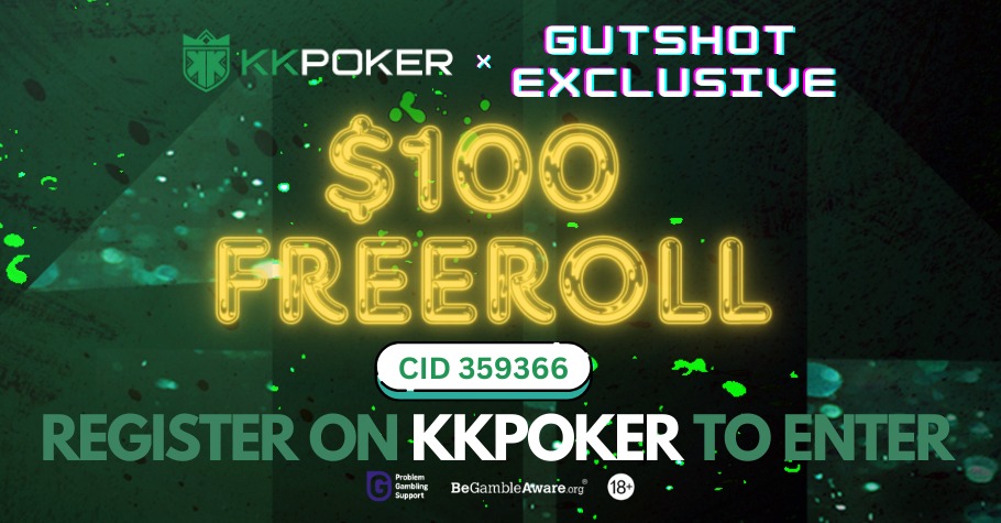 Get Ready For Gutshot’s Exclusive $100 Freeroll On KKPoker