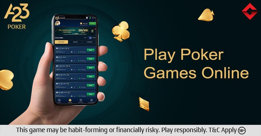 Enhance Your Cash Game Experience With A23 Poker