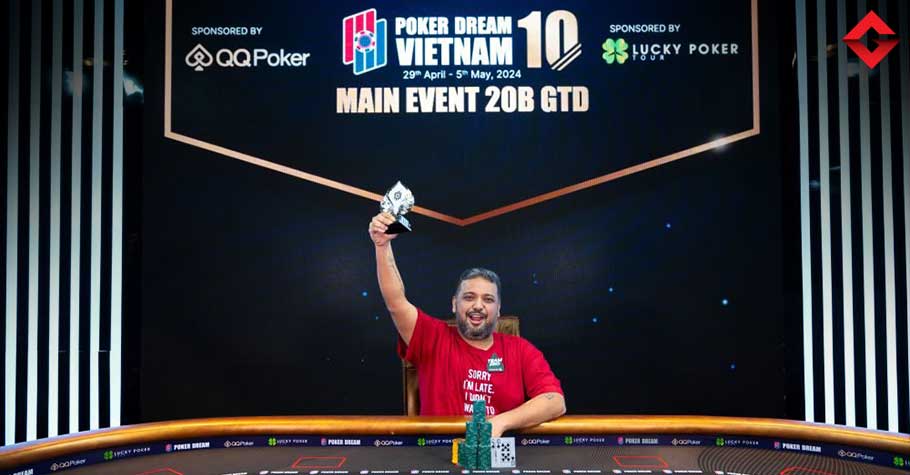 Poker Dream 10 Vietnam: Dhaval Mudgal Nails Mini Main Event