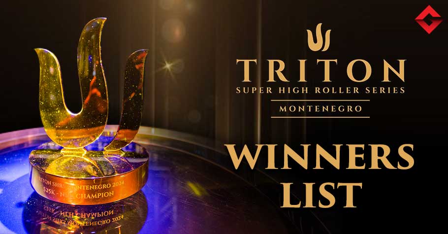 Triton Montenegro 2024 Winners List