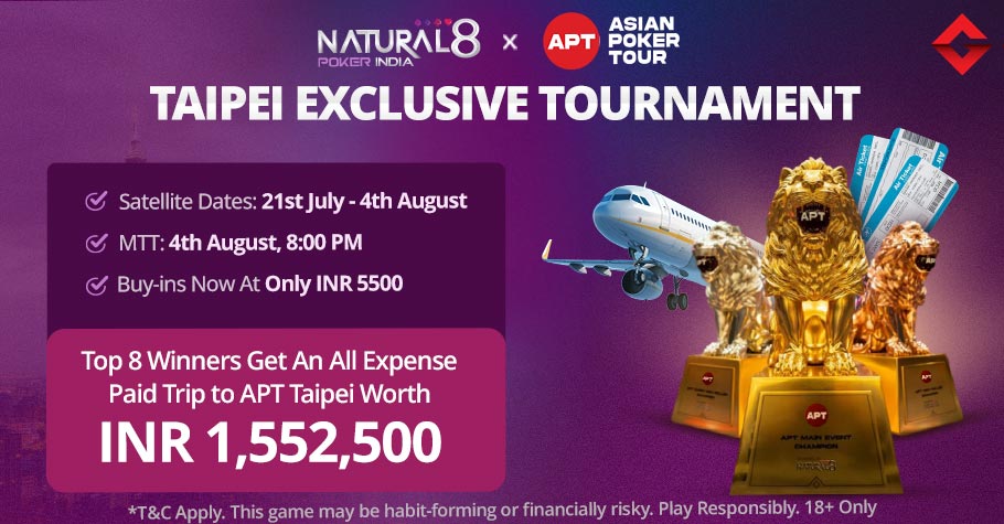 Win A Free Trip To APT Taipei Poker Classic 2024 With Natural8 India!