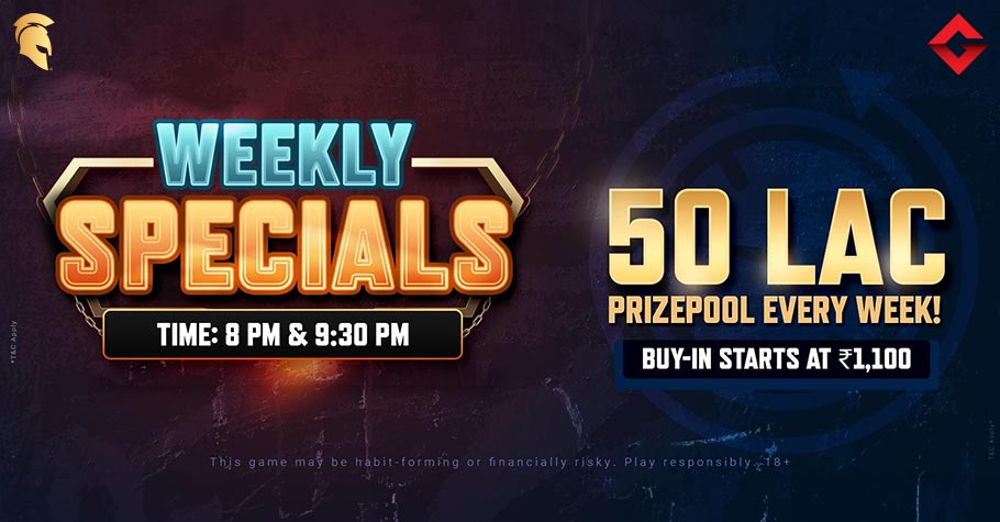 Boost Your Bankroll With Spartan Poker’s Weekly Specials Worth ₹50 Lakh!