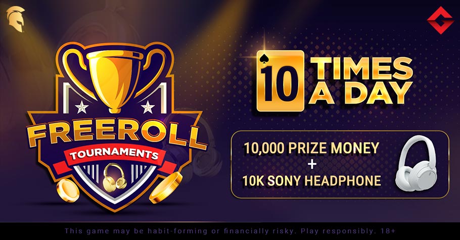 Spartan Poker Daily Freerolls: Win ₹10K And Sony Headphones