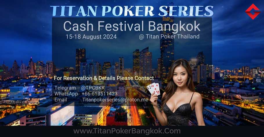 Titan Poker Club’s August Cash Festival with VIP Perks!