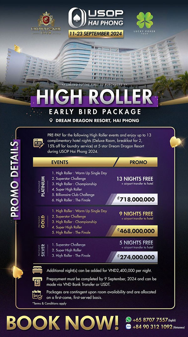 USOP Hai Phong 2024- High Roller Early Bird