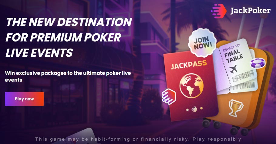 JackPoker Introduces JackPass, Win FREE Entry to Live Events!