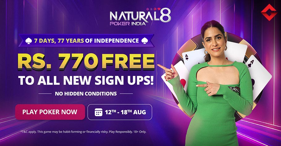 Sign Up On Natural8 India And Get ₹770 Free!