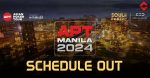 The APT Manila 2024 Schedule Is Out