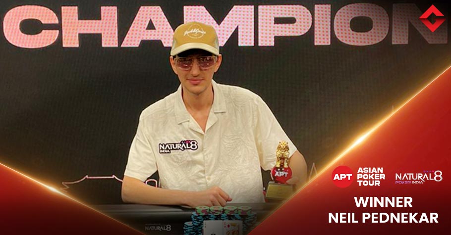 Neil Pednekar Ships Natural8 India Taipei Exclusive Tournament