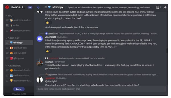 Red Chip Poker Discord