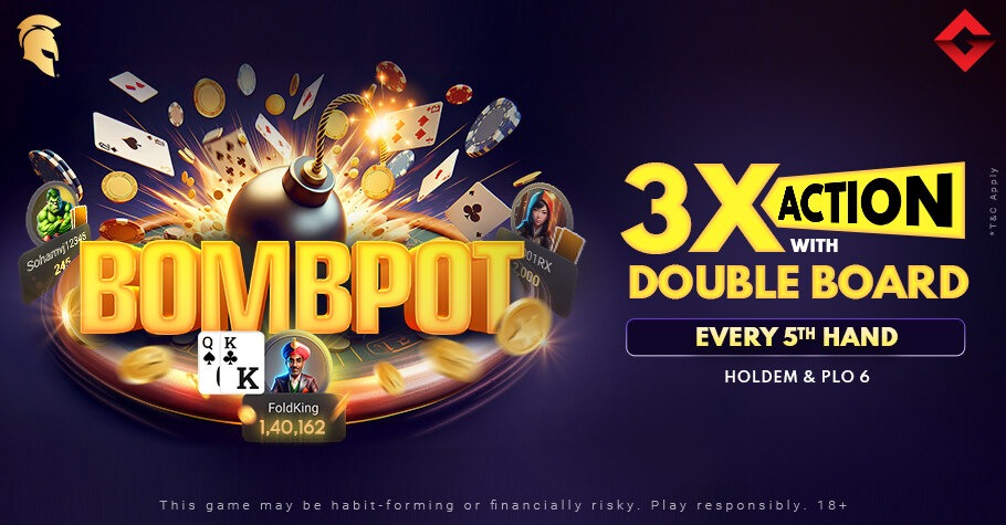 Double the Excitement, Triple the Action: Spartan Poker's Bomb Pot