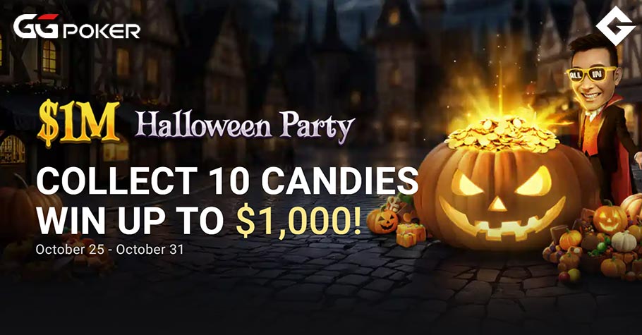 Trick or Treat for Big Wins at the GGPoker $1 Million Halloween Party!