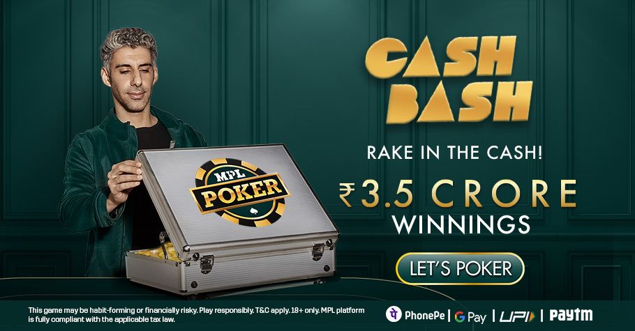 MPL Poker Cash Bash With ₹3.5 Crore prize pool 