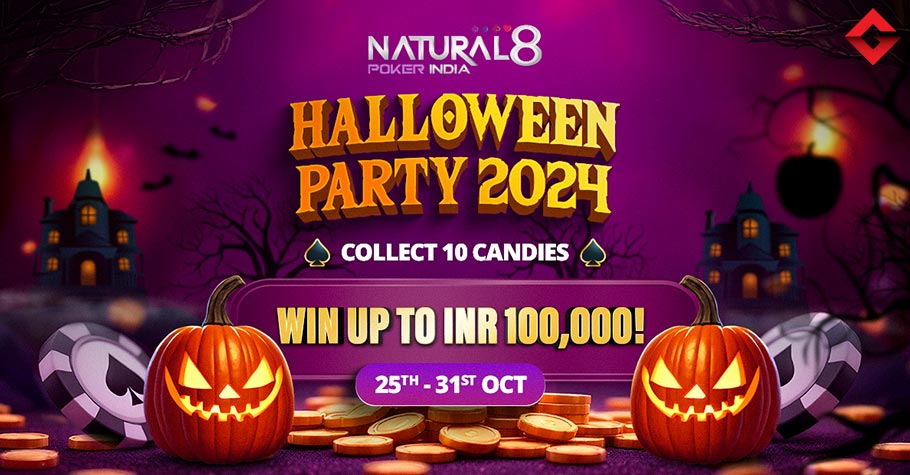 How to earn rewards with Natural8 India Halloween Party 2024?