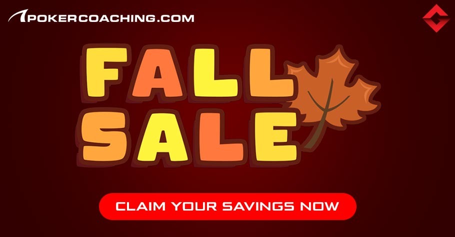 PokerCoaching Fall Sale: Grab 71% OFF and $3,000 in Bonuses!