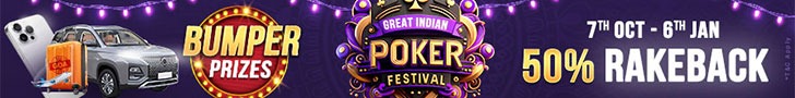 Spartan Poker's Great Indian Poker Festival (7th October - 6th January)