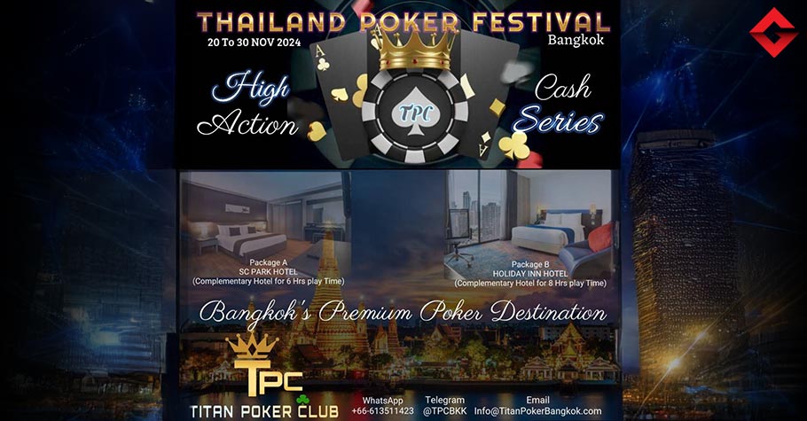 Play & Win Big At Thailand Poker Festival November 2024!