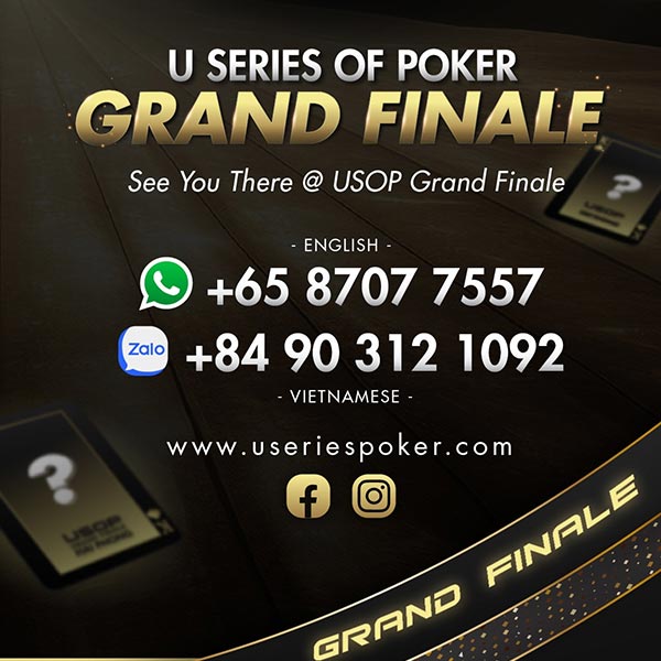 USOP Grand Finale: Win VND 100 Billion In The Biggest Poker Event!