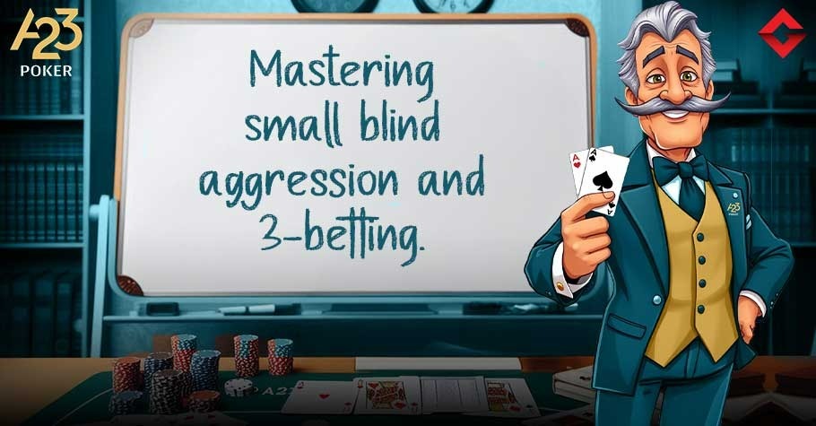 A23 Poker Professor: Mastering Small Blind Aggression and 3-Betting