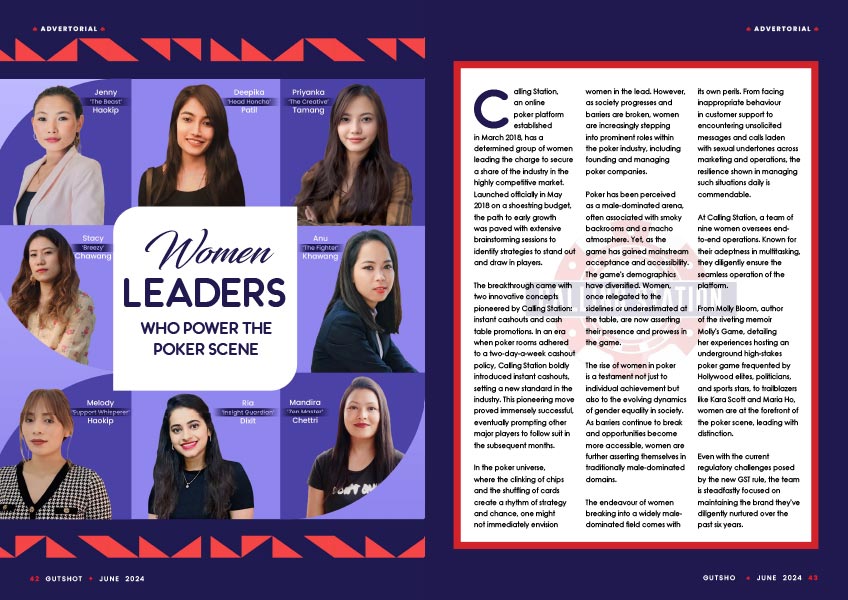 Calling Station Women Leaders Who Power The Poker Scene Gutshot June 2024 Magazine