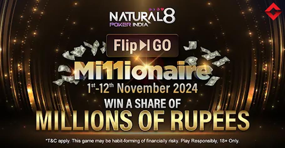 Turn ₹1,100 Into Millions With Natural8 India Flip & Go Millionaire!