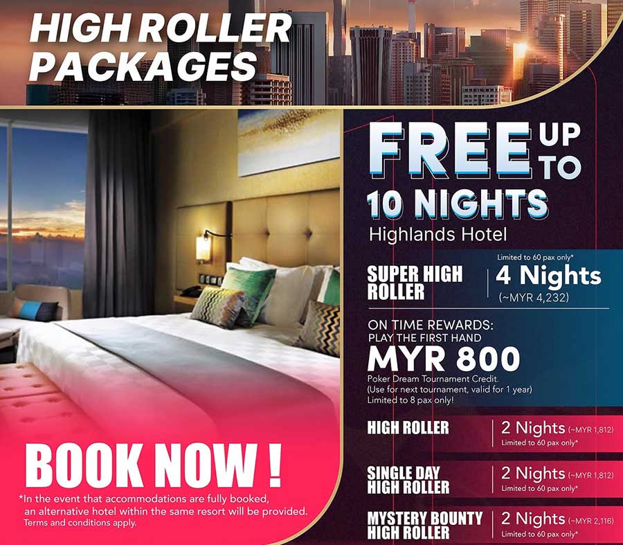 PokerDream 15 Malaysia Early Bird and Main Event Package