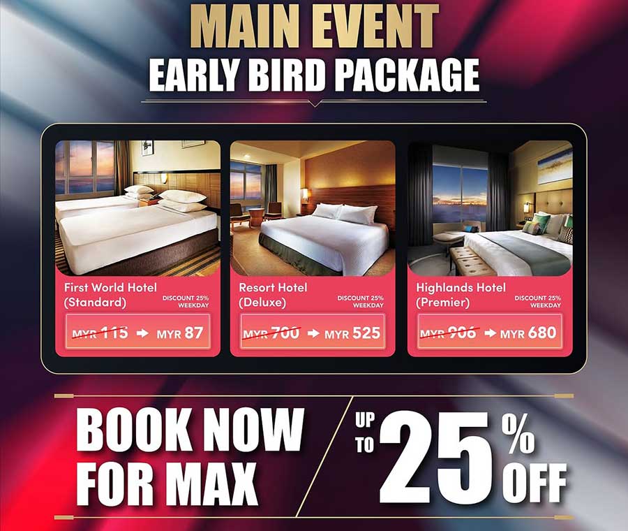 PokerDream 15 Malaysia Early Bird and Main Event Package