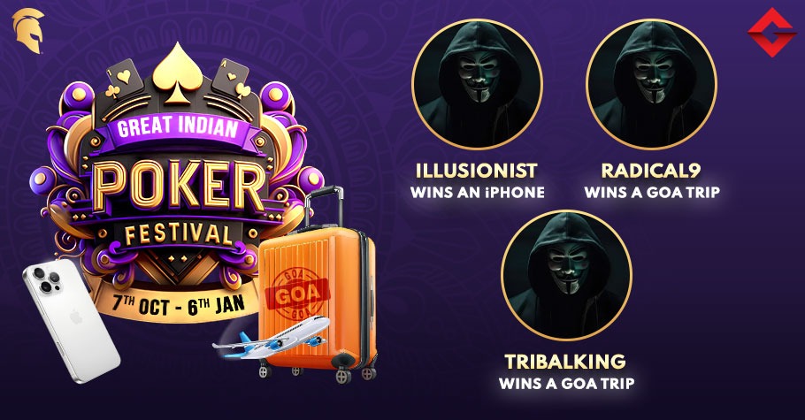 ‘Illusionist’, ‘Tribalking’, And ‘Radical9’ Win Bumper Prizes Again At Spartan Poker