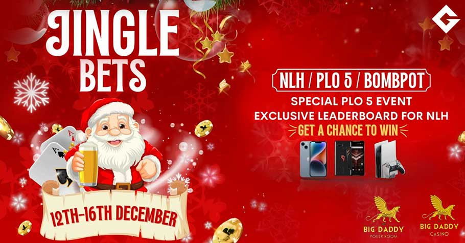 It’s Jingle Bets At Big Daddy Poker Room: iPhone, Gaming Laptop, Console Up For Grabs