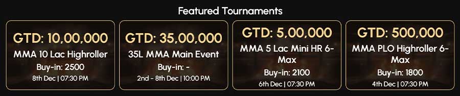 Adda52 MMA Featured Tournaments